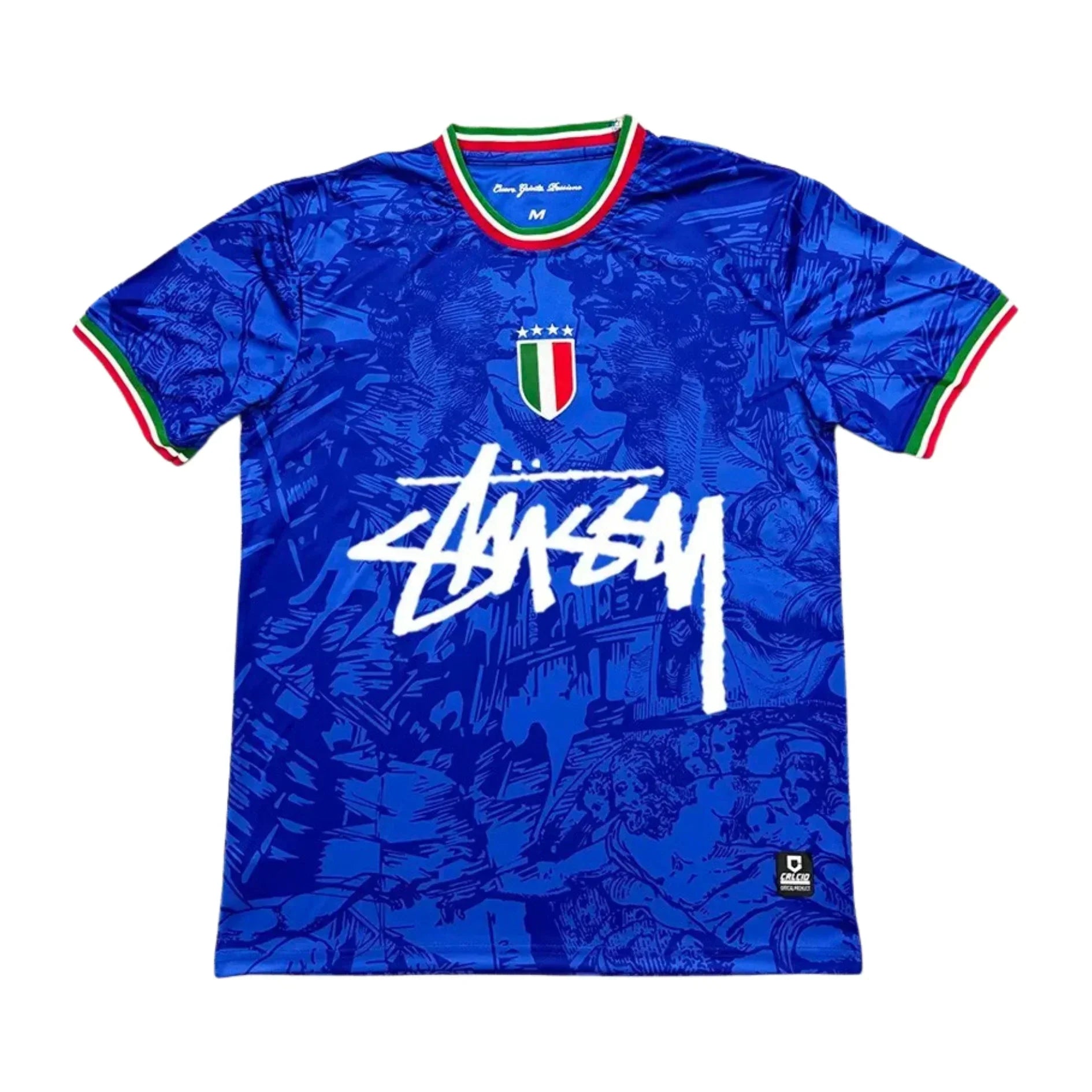 2025/26 Italy x Stussy Shirt - Blue Roman Special Special Edition