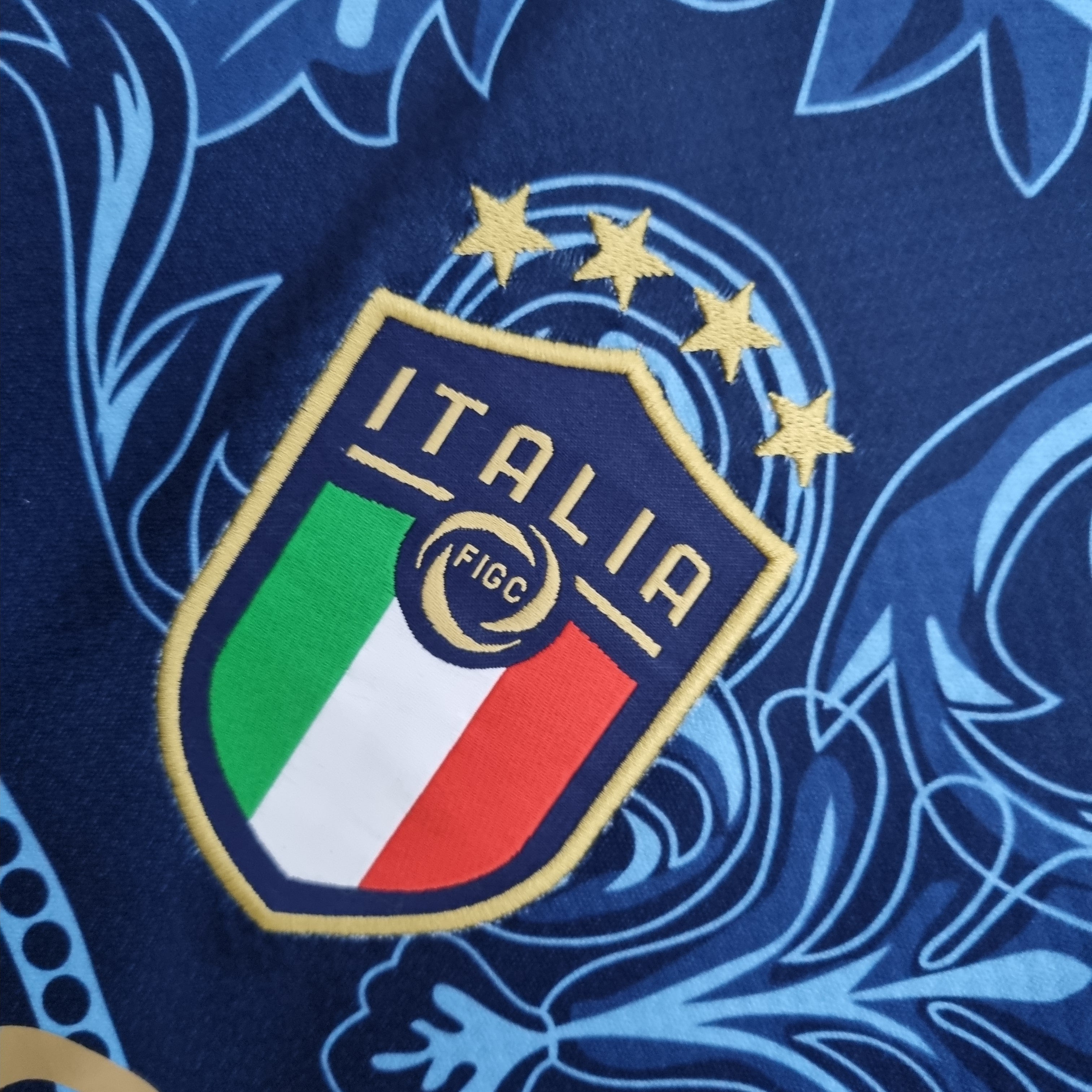 Italy Versace Shirt - Blue Aqua Edition