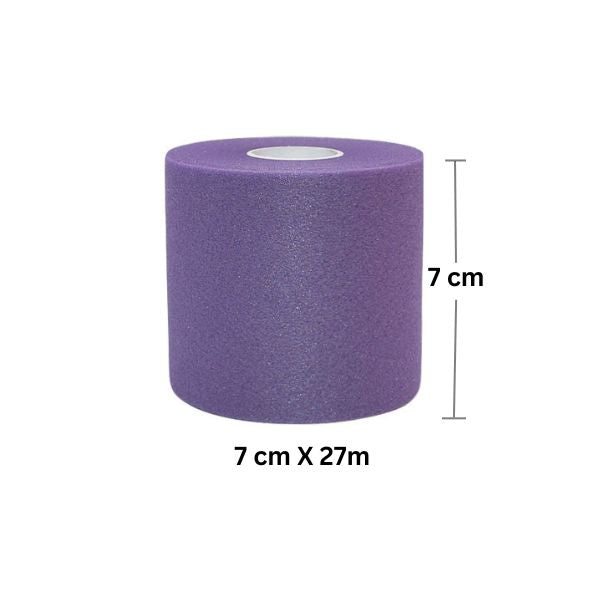 Purple Pre-Wrap Headband – Stylish & Comfortable (4 Rolls)