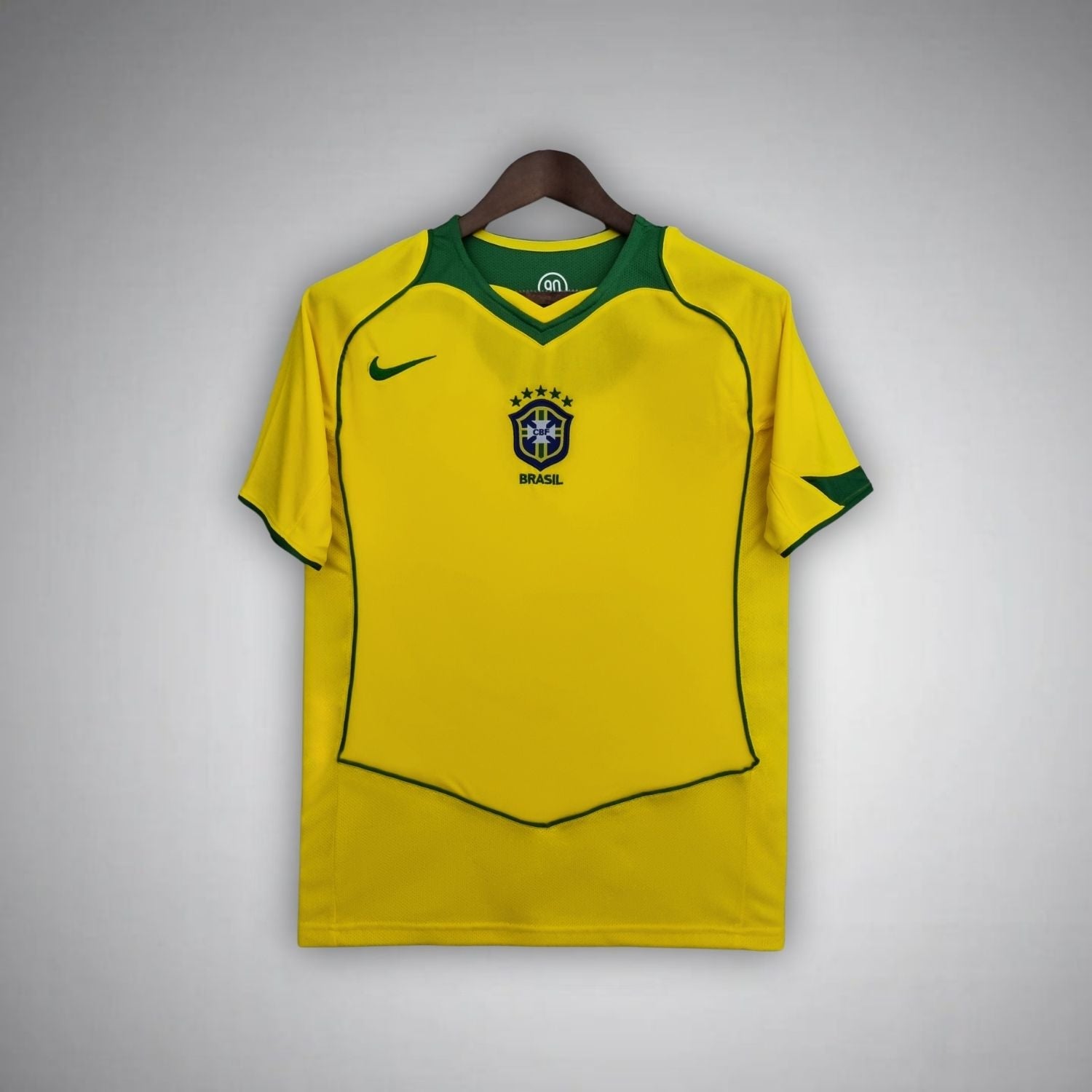 2004 Brazil Retro Home Shirt