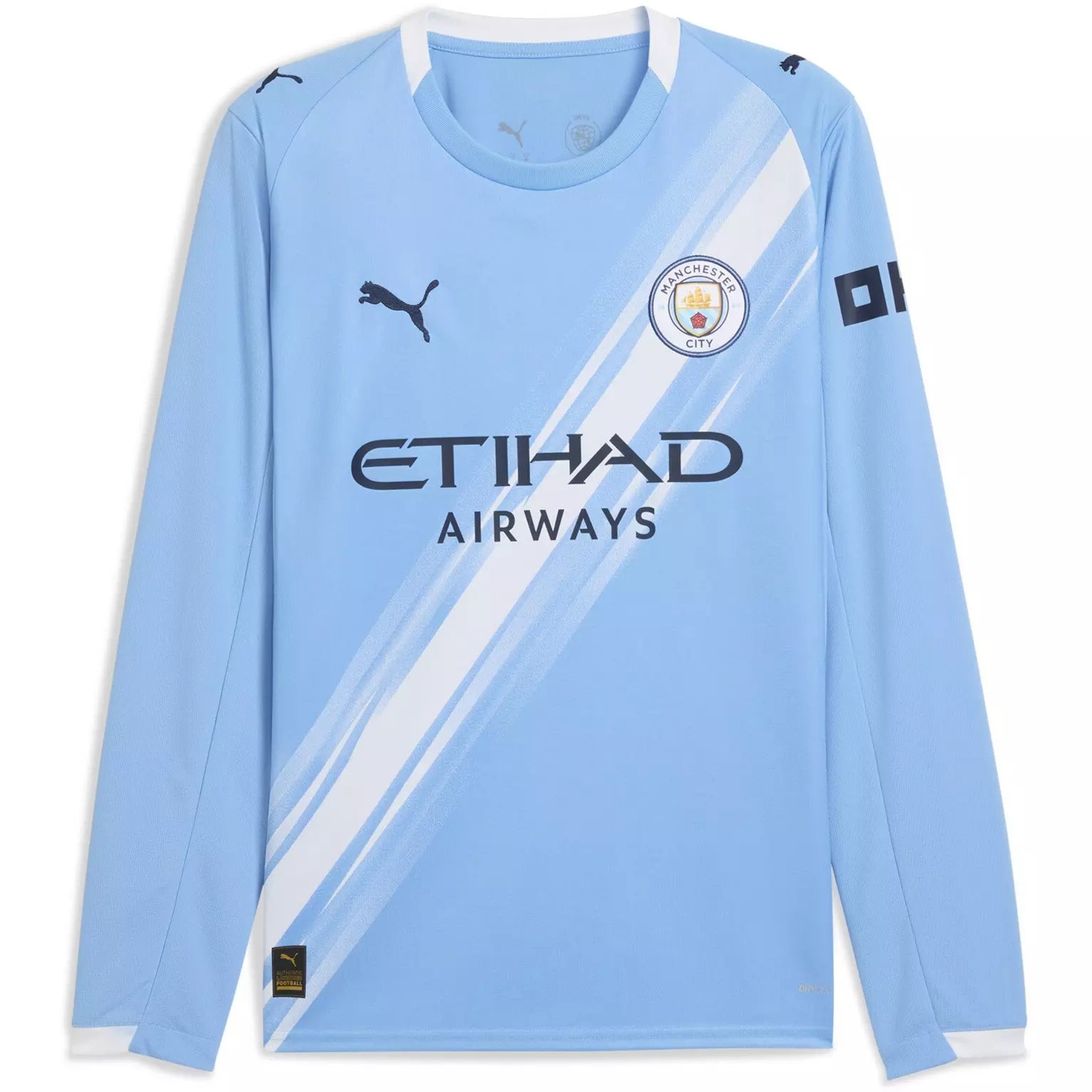 2025/26 Manchester City Long Sleeve Home Shirt