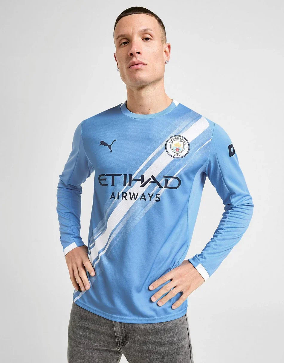 2025/26 Manchester City Long Sleeve Home Shirt