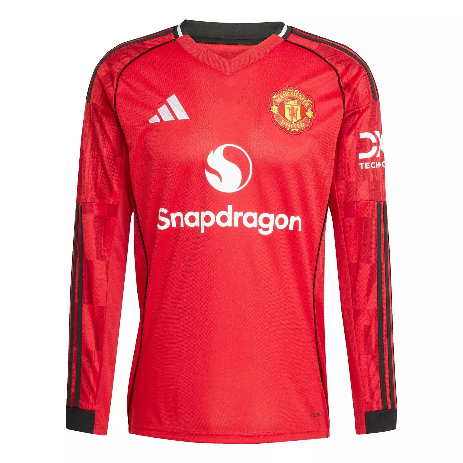 2025/26 Manchester United Long Sleeve Home Shirt