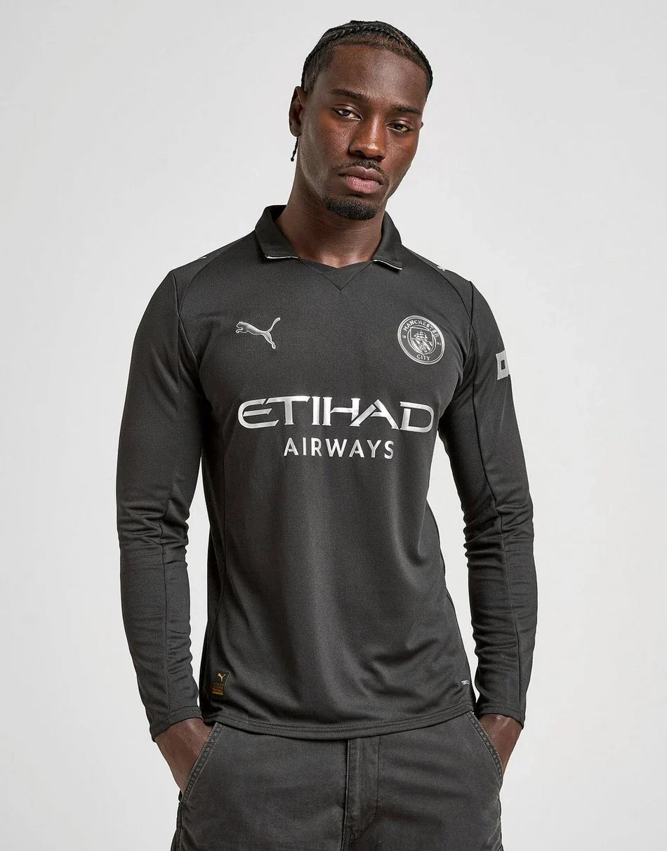 2025/26 Manchester City Long Sleeve Away Shirt