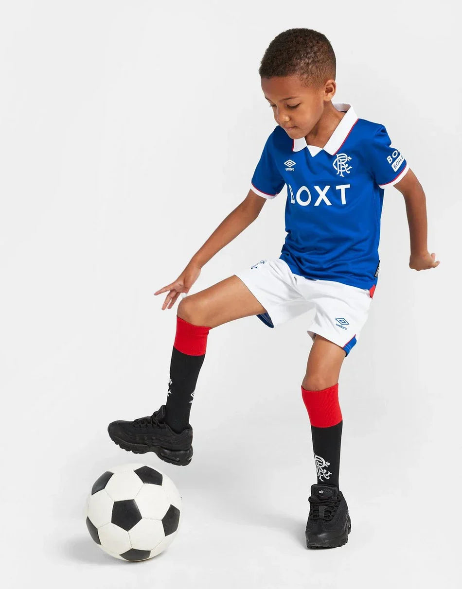 2025-26 Rangers FC Home Kids Kit