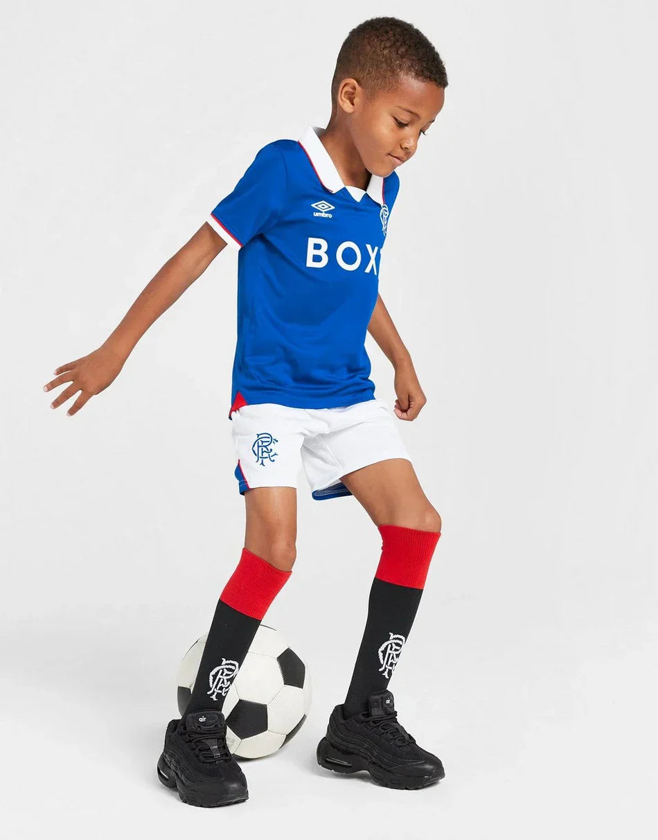 2025-26 Rangers FC Home Kids Kit