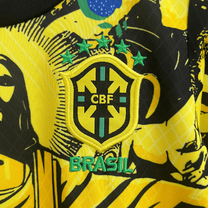 Brazil Jesus Kids Yellow Shirt