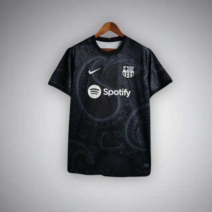 2024/25 Noir Fleur Barcelona Shirt (Black Rose)
