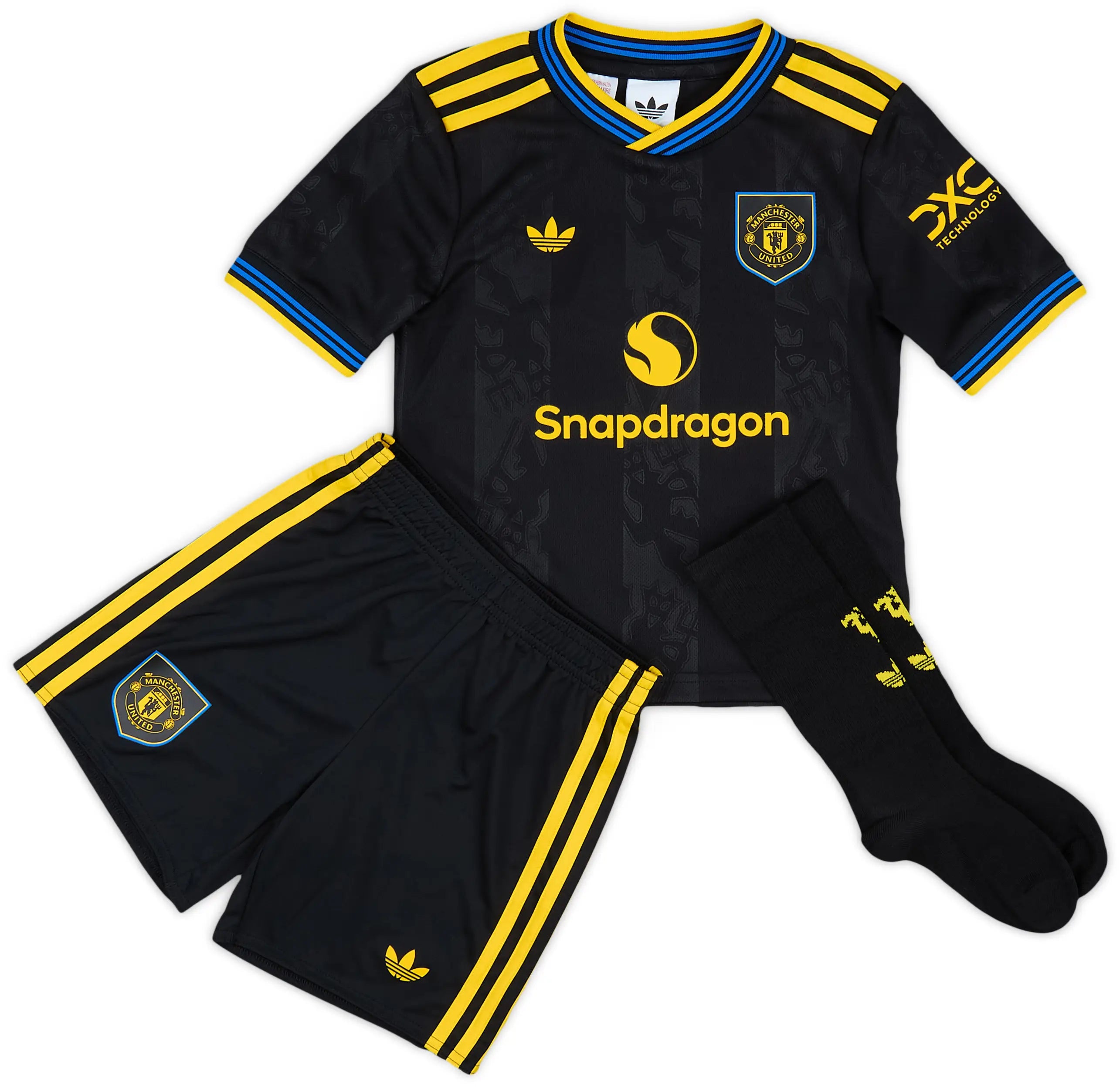 2025-26 Manchester United Third Kids Football Kit