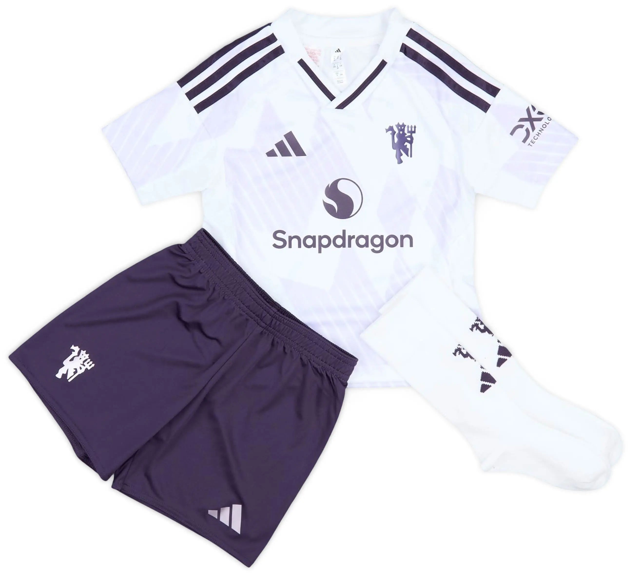 2025-26 Manchester United Away Kids Football Kit