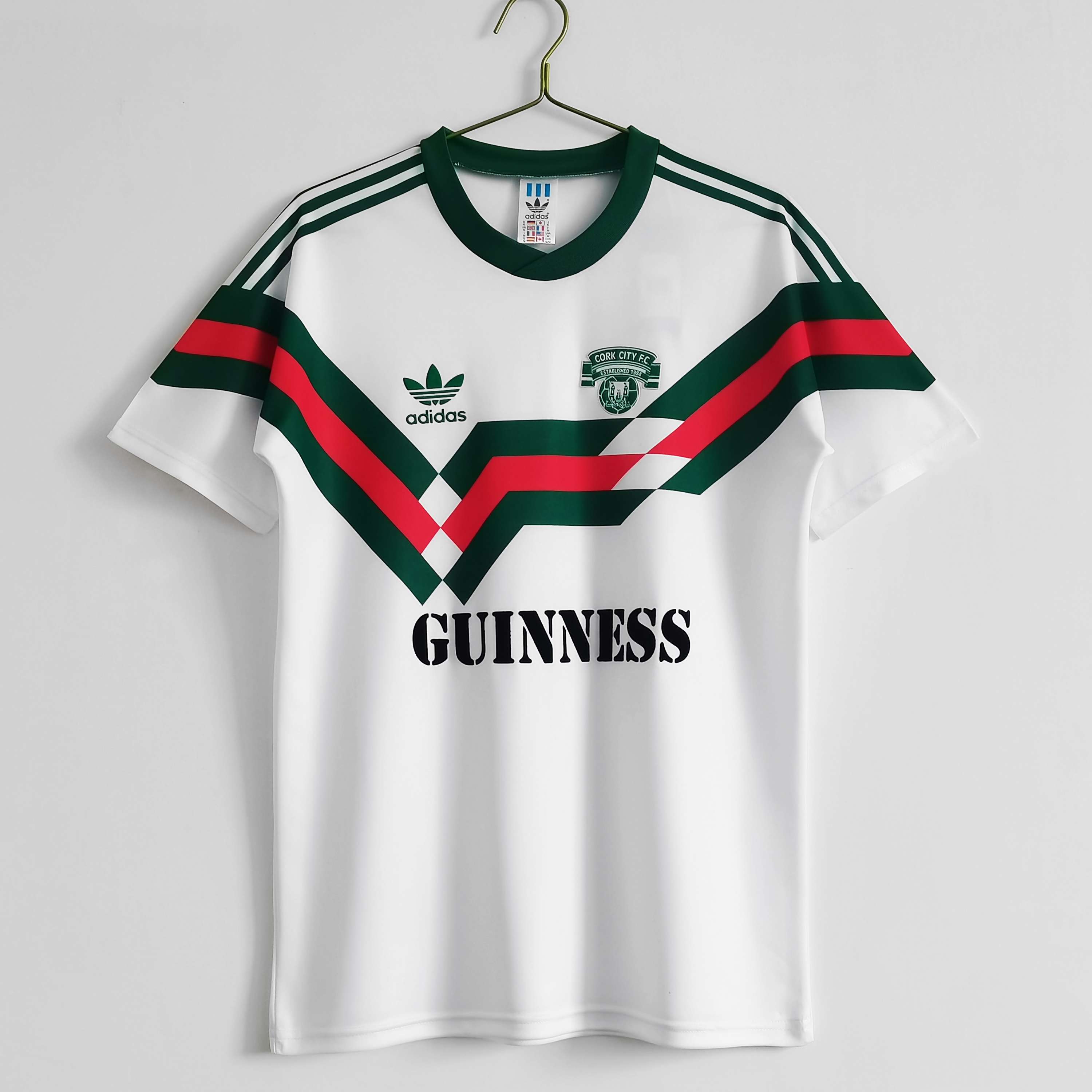 1988/1989 Cork City Home Retro Shirt Guinness Ireland