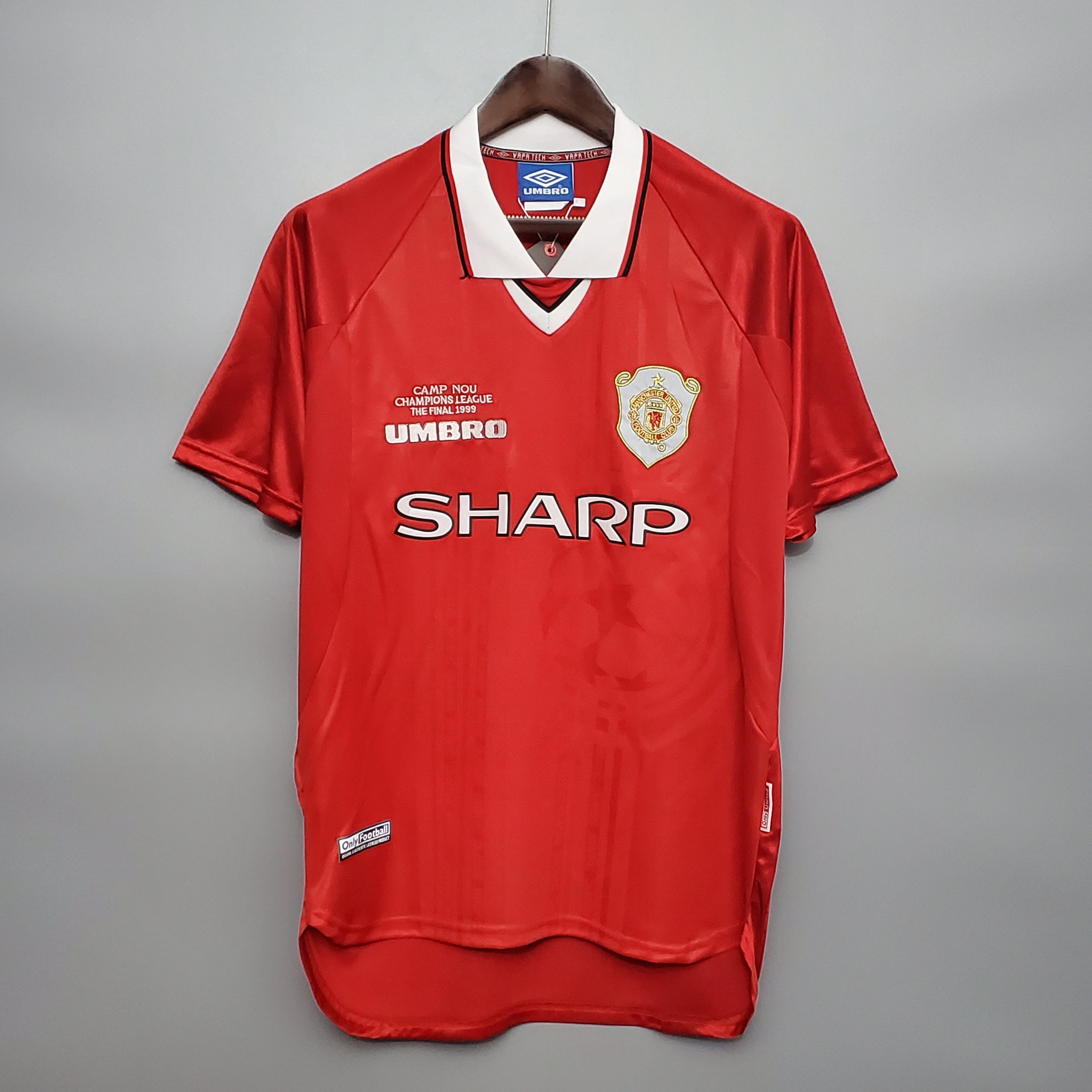 1999/2000 Manchester United Home Retro Shirt Champions League Final