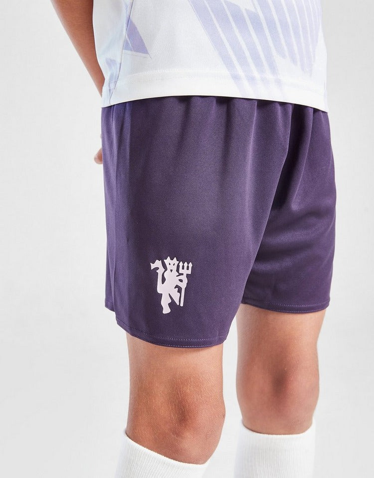 2025-26 Manchester United Away Kids Football Kit