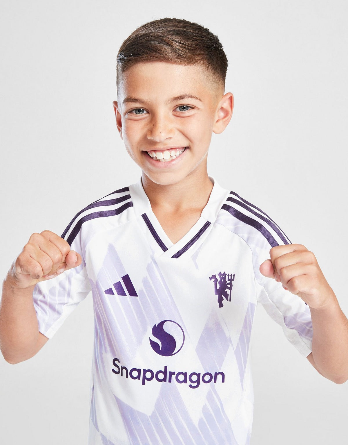 2025-26 Manchester United Away Kids Football Kit