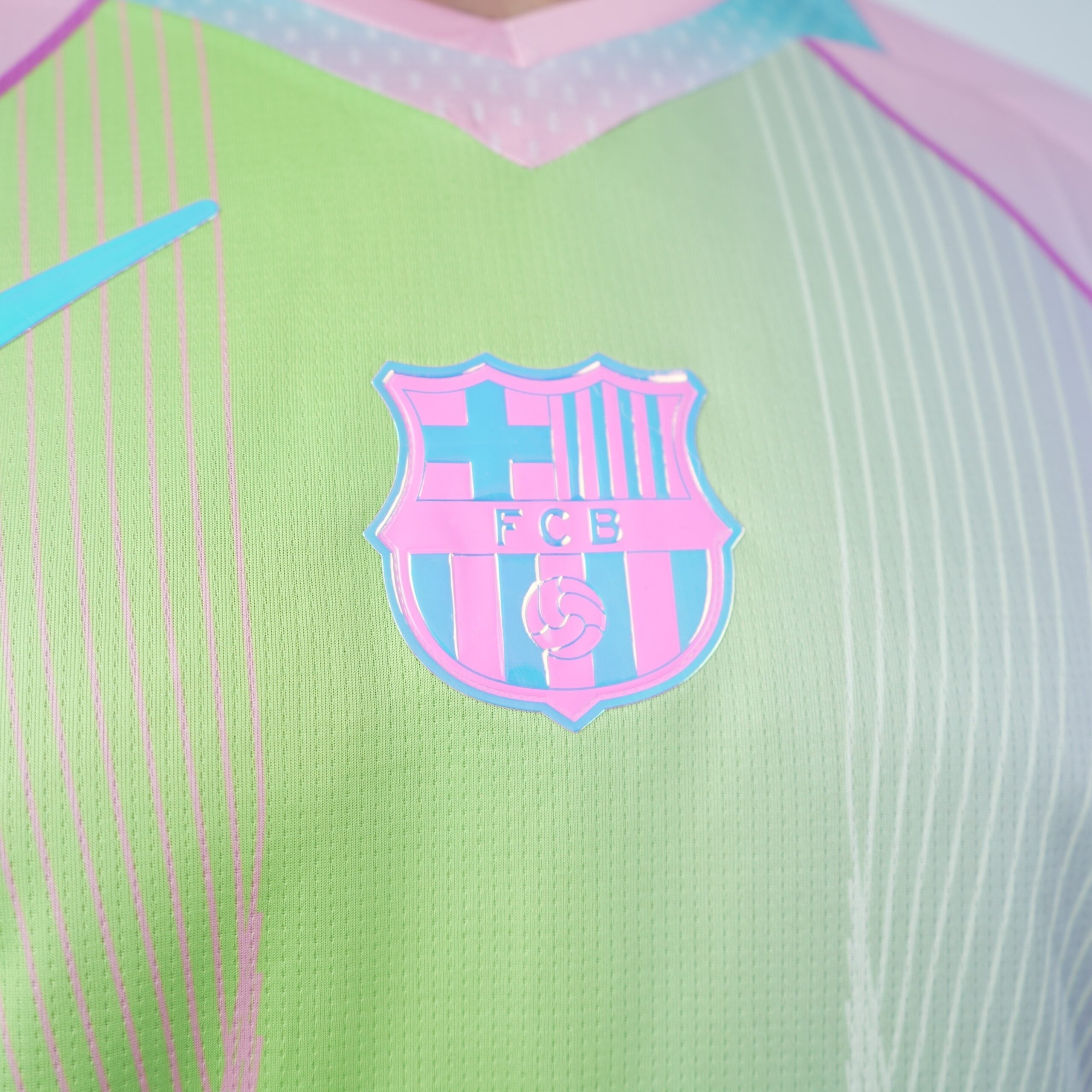 2025/26 FC Barcelona Green Dream Shirt - Player Version