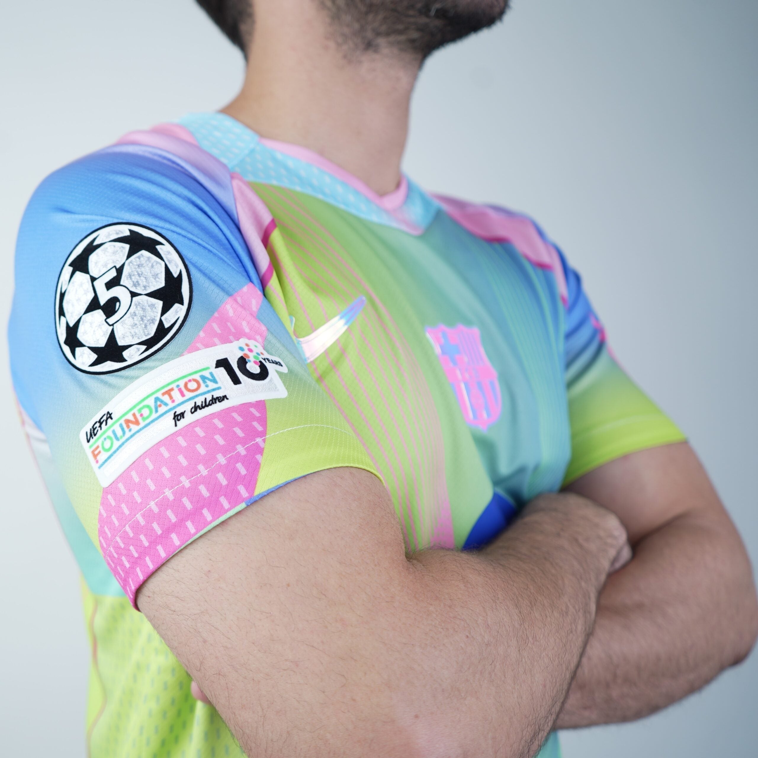 2025/26 FC Barcelona Vortex Shirt - Player Version