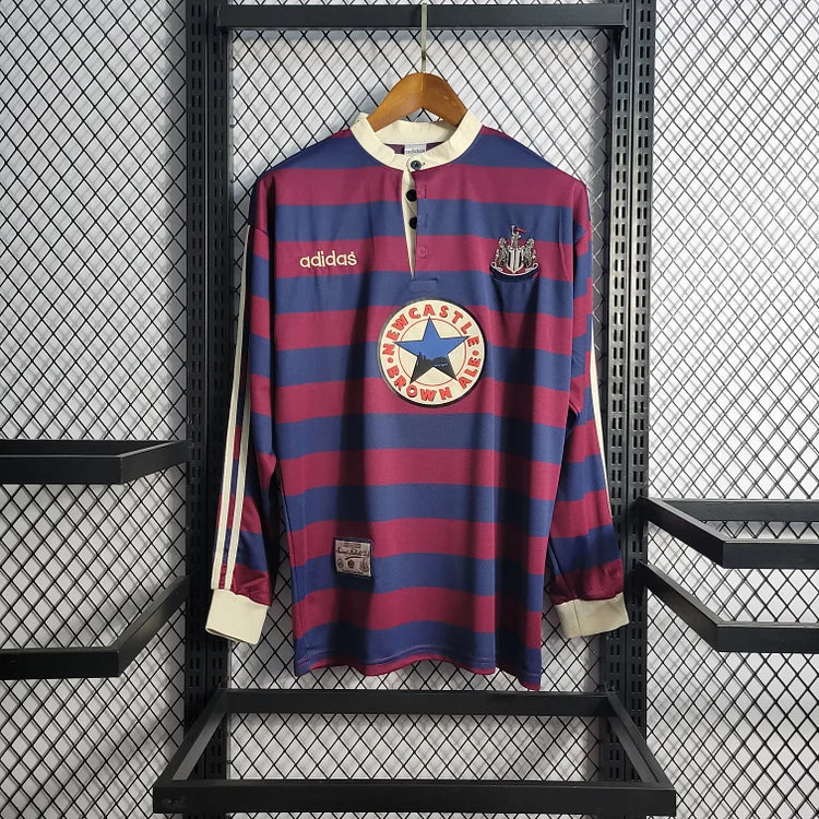 1995-1996 Newcastle United Retro Long Sleeve Away Shirt