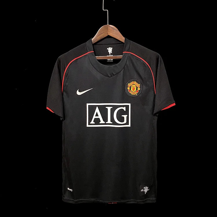 2007-2008 Manchester United Retro Third Shirt - Black