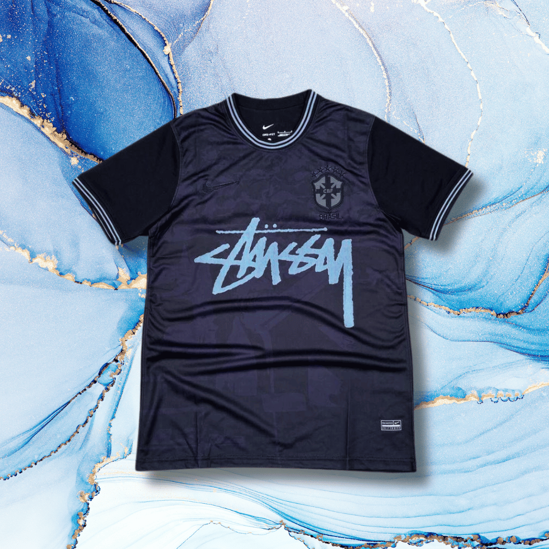 Brazil Stussy Black Marble Edition Shirt