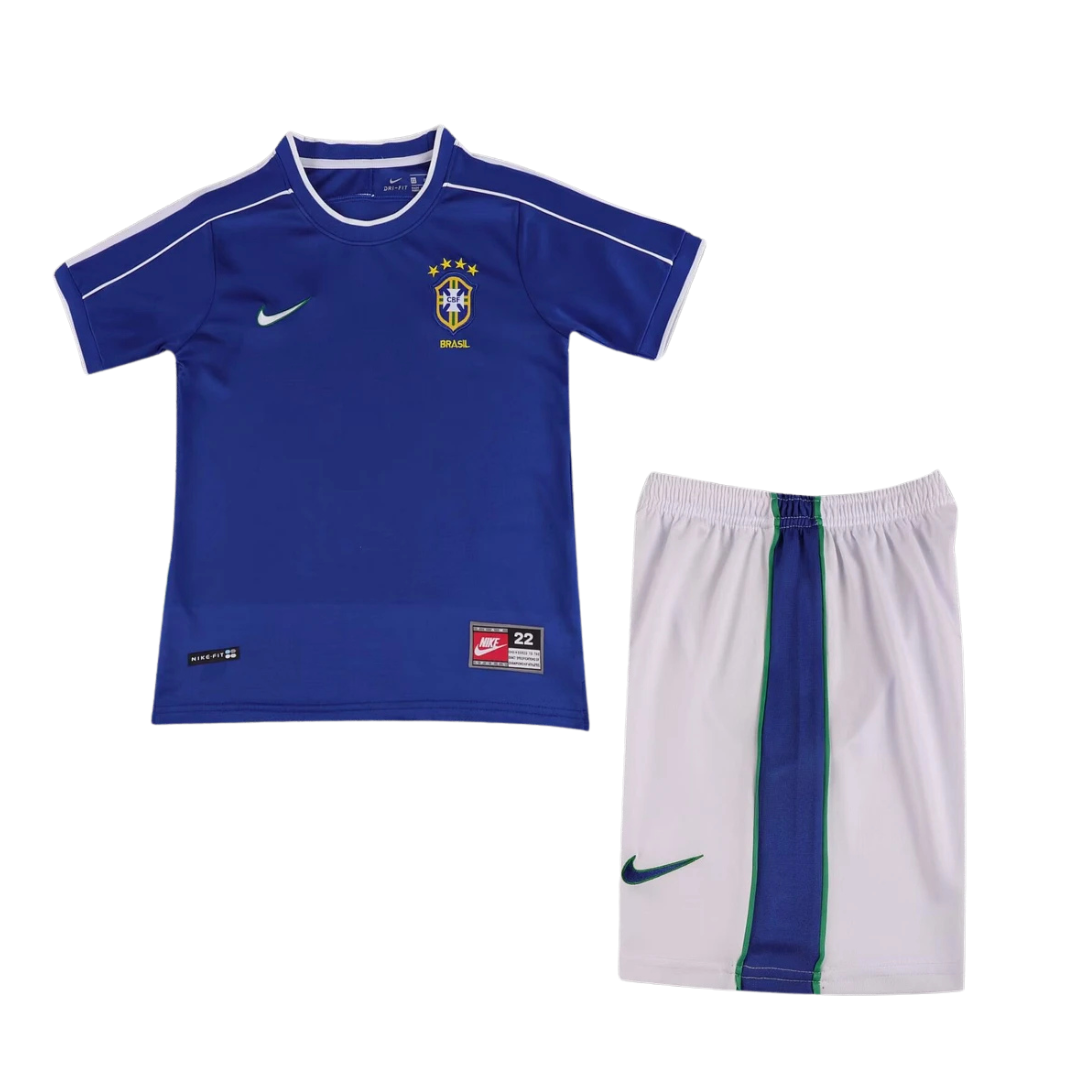 Brazil Away 1998 - Kids Football Kit