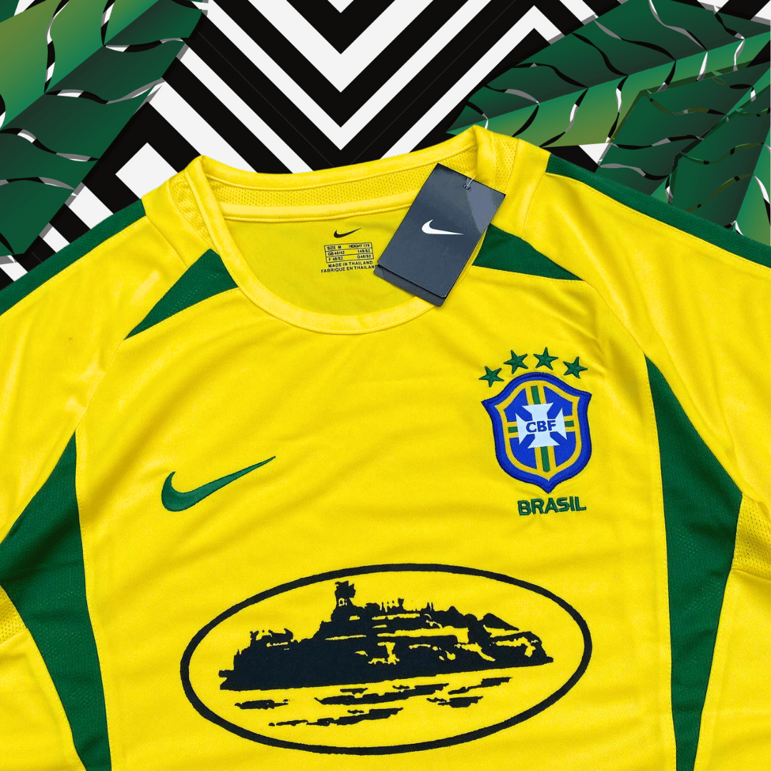 Corteiz Brazil Shirt - Retro 2002 World Cup Edition