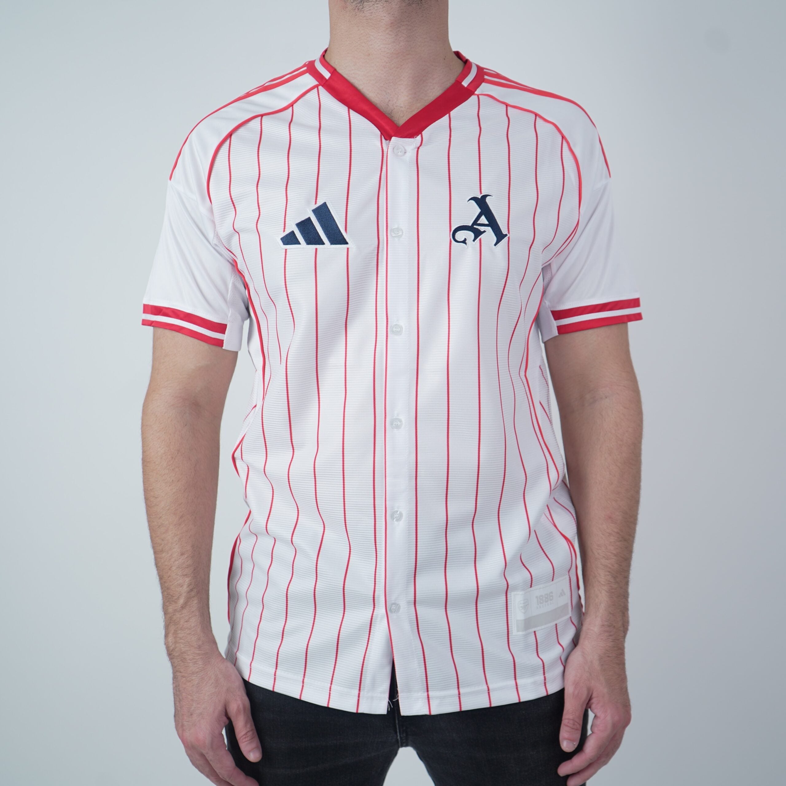 2025/26 Arsenal US Pack Baseball Shirt - White