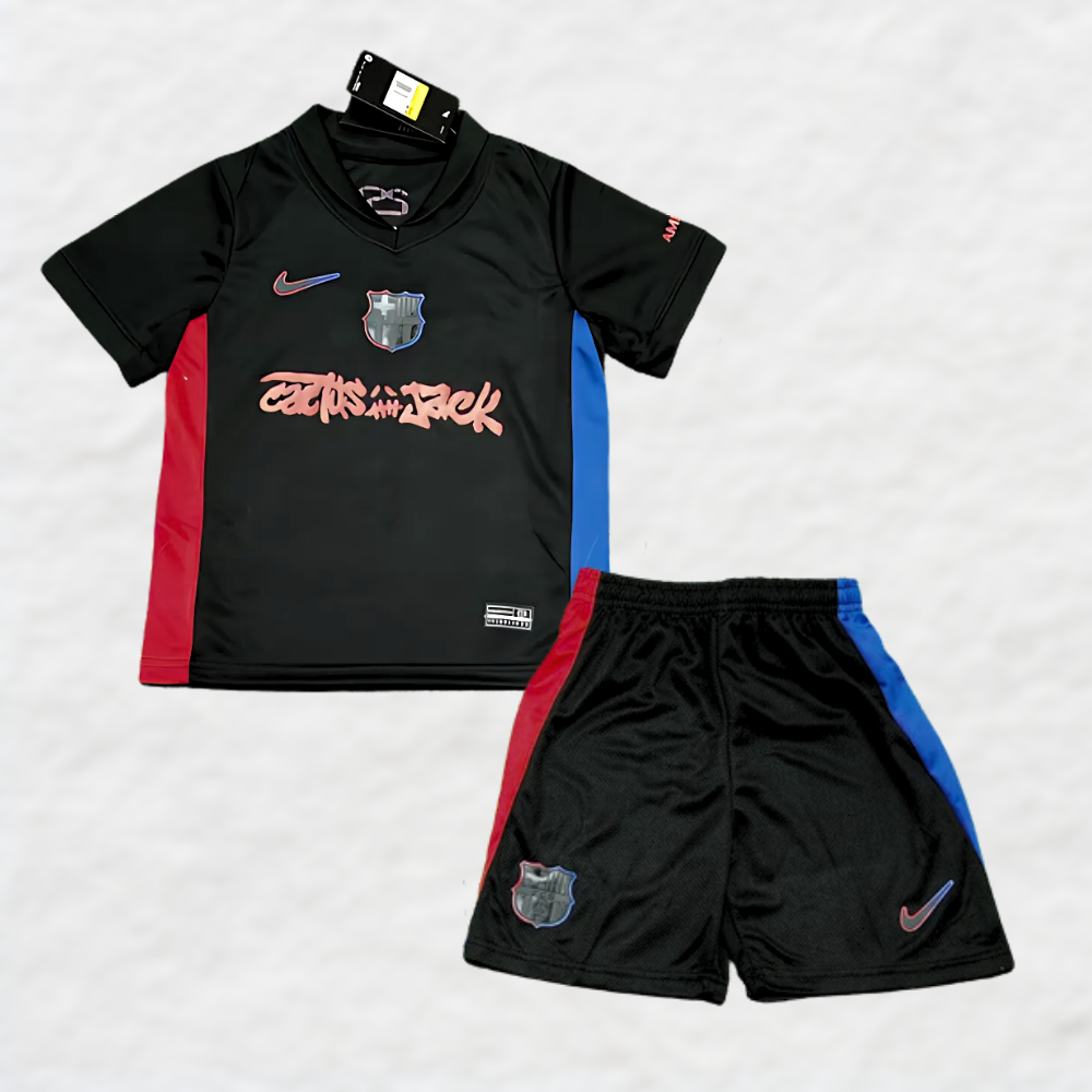 2024/25 Barcelona x Travis Scoot Away Kids Kit Special Edition