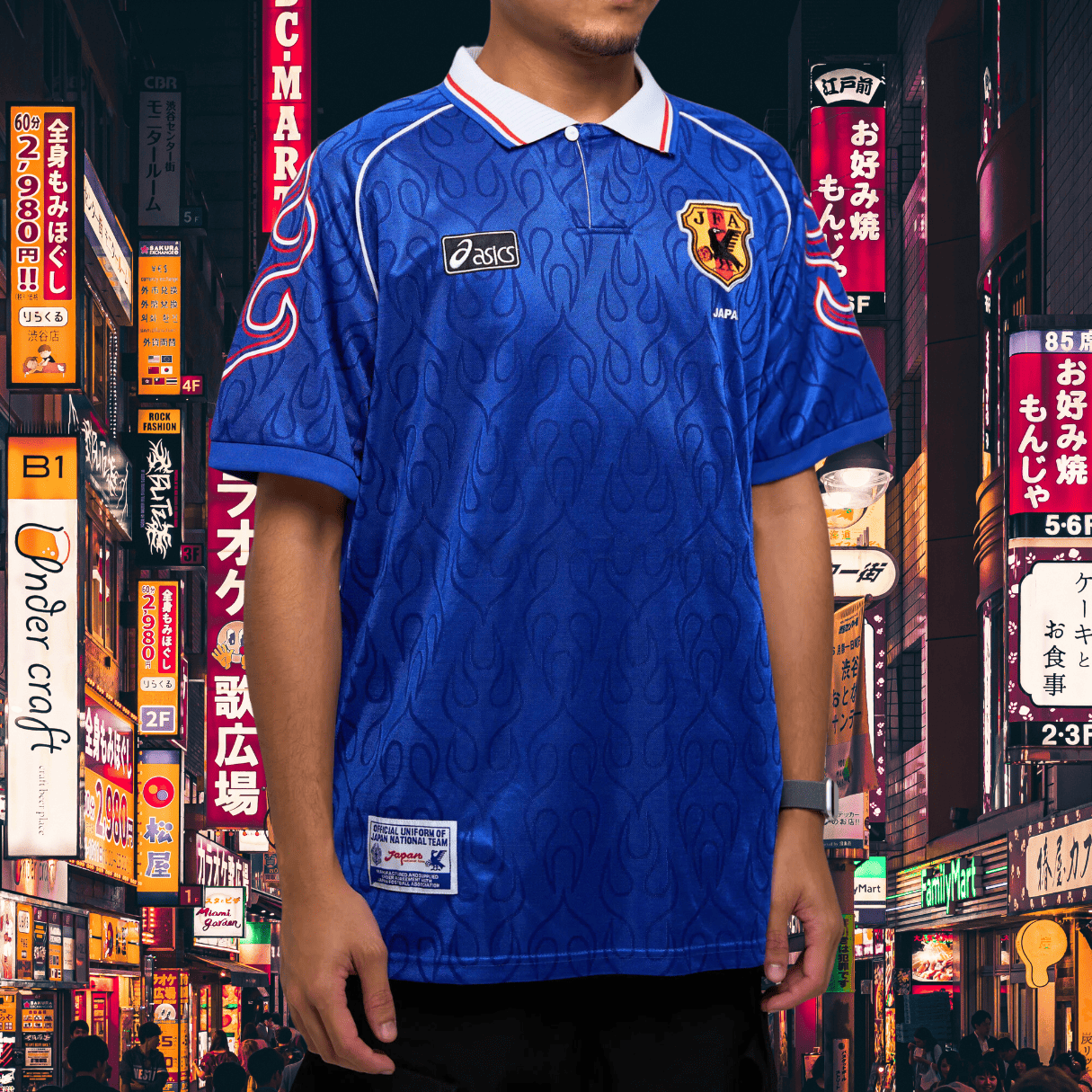 Japan Retro Shirt 1998 World Cup Blue Home