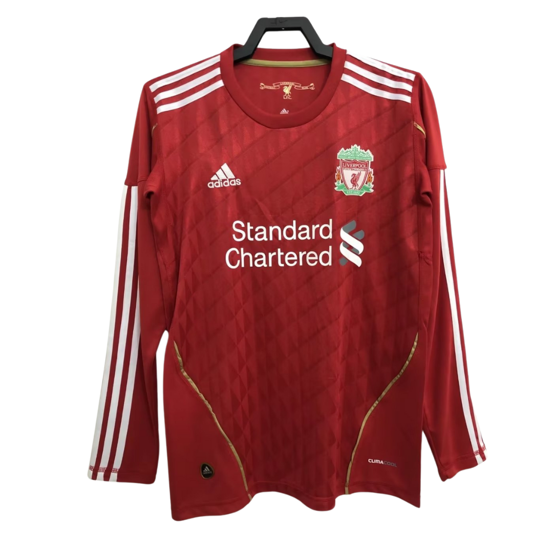 Liverpool Long Sleeve Shirt Home - 2010-11