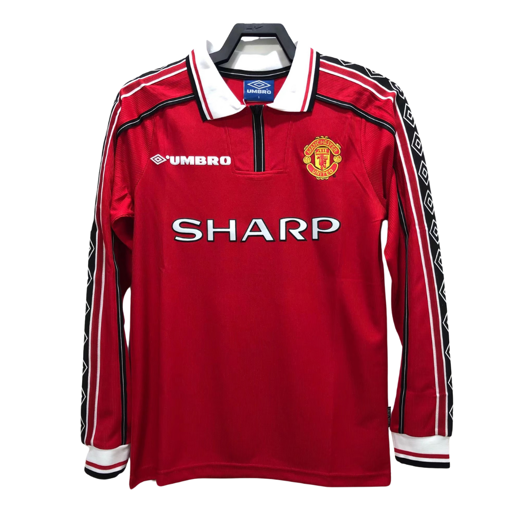 Manchester United Long Sleeve Home Shirt - 1998-99