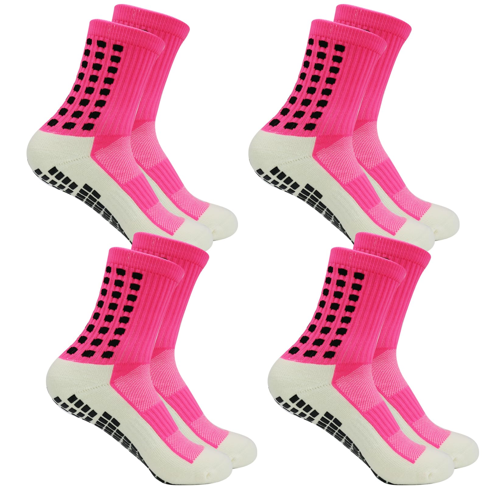 Premium Grip Socks – Enhanced Performance (Pink)