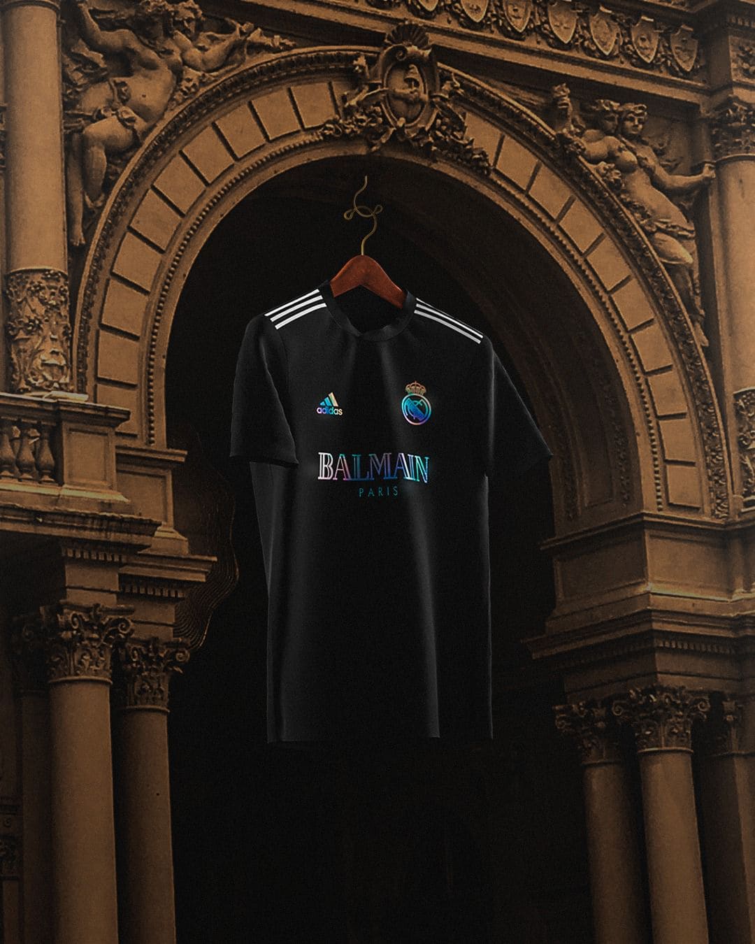 Balmain Real Madrid Shirt - Black