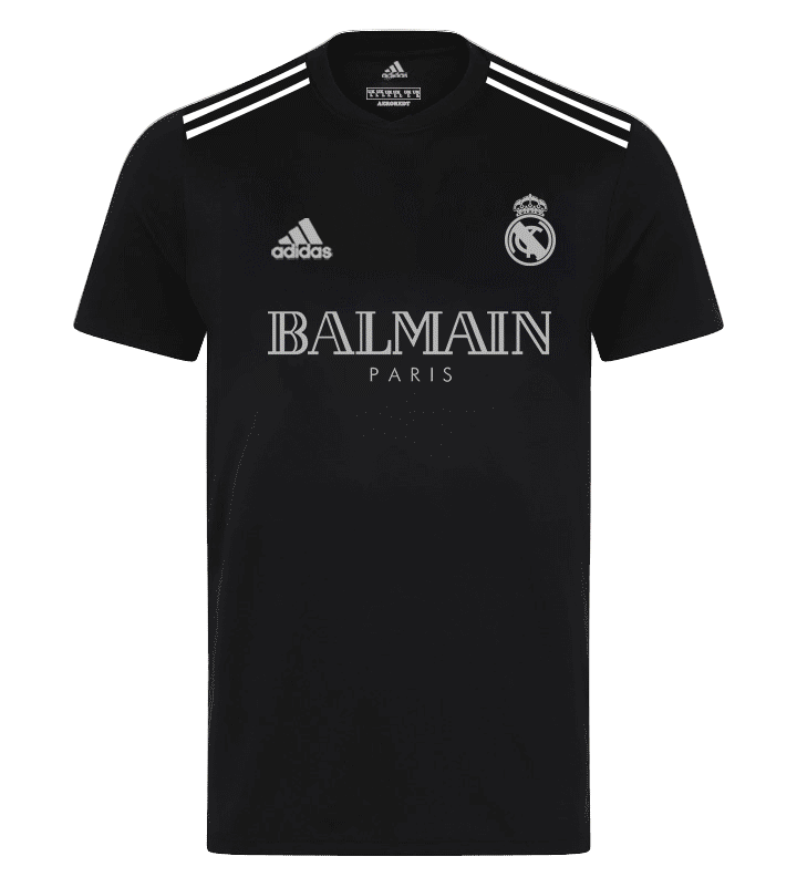 Balmain Real Madrid Shirt - Black