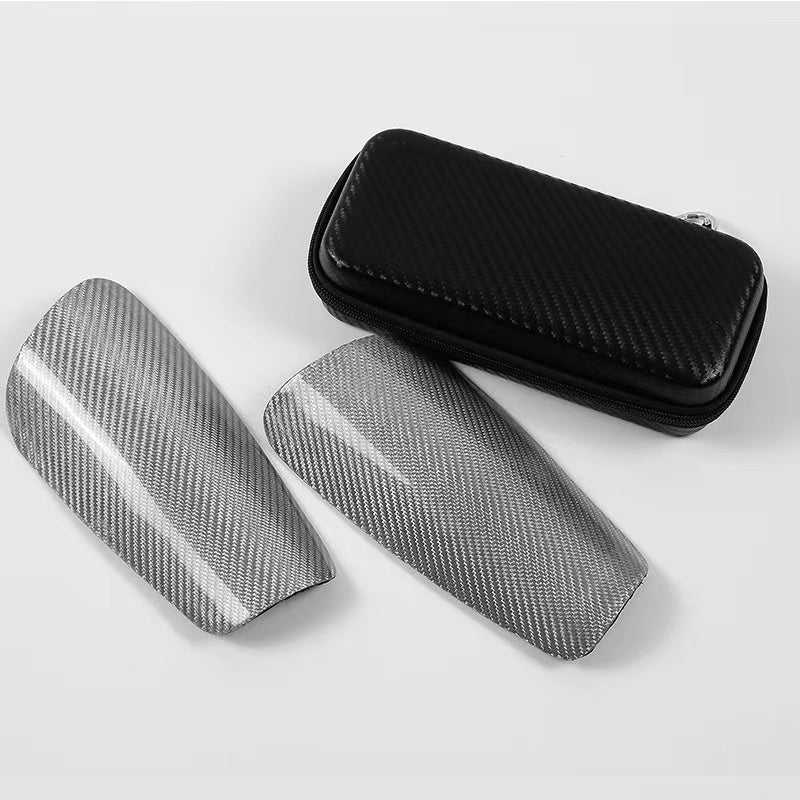 Kids' Ultra-Lightweight Carbon Fiber Shin Guards for Soccer