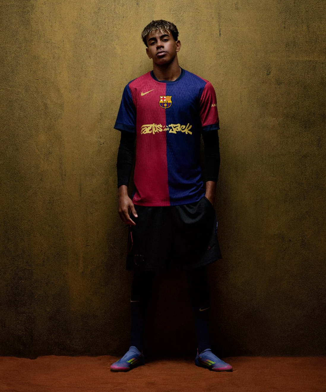 FC Barcelona Travis Scott Shirt – El Clásico Home (Player Version)