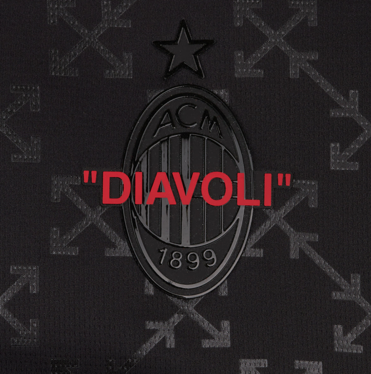 AC Milan Off-White Shirt - Black 2024/25