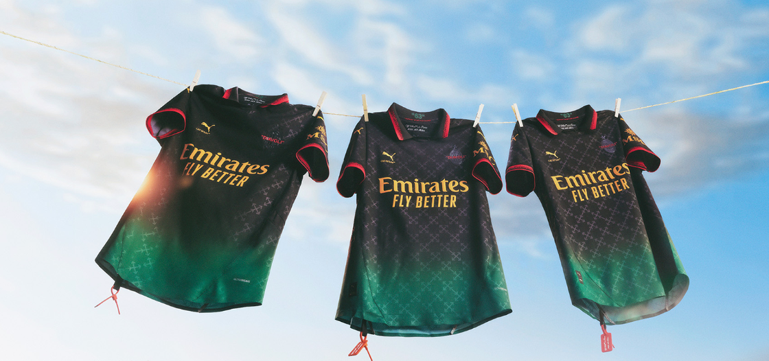 AC Milan Off-White Shirt - Black 2024/25