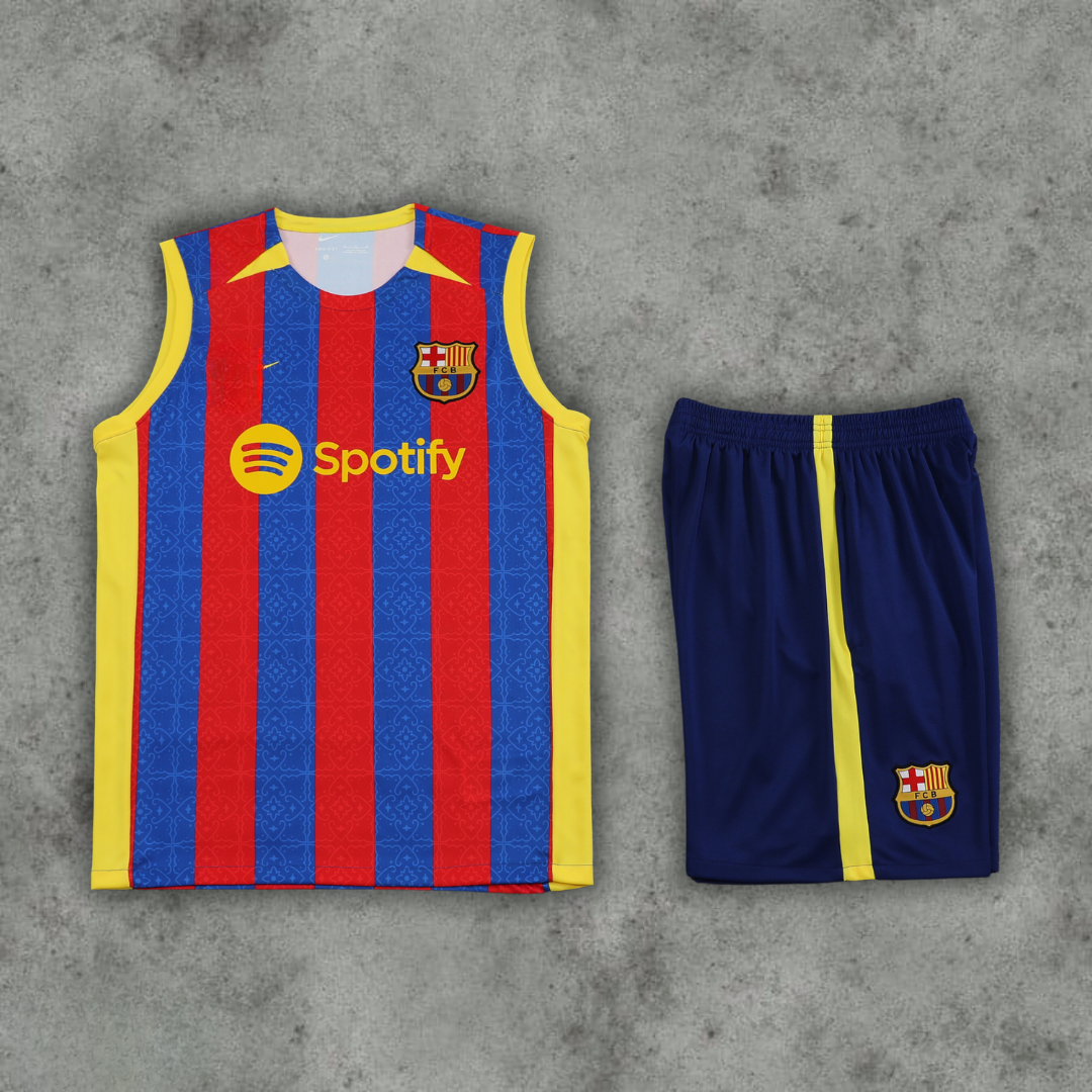 FC Barcelona Blaugrana Sleeveless Summer Training Set 2024/2025