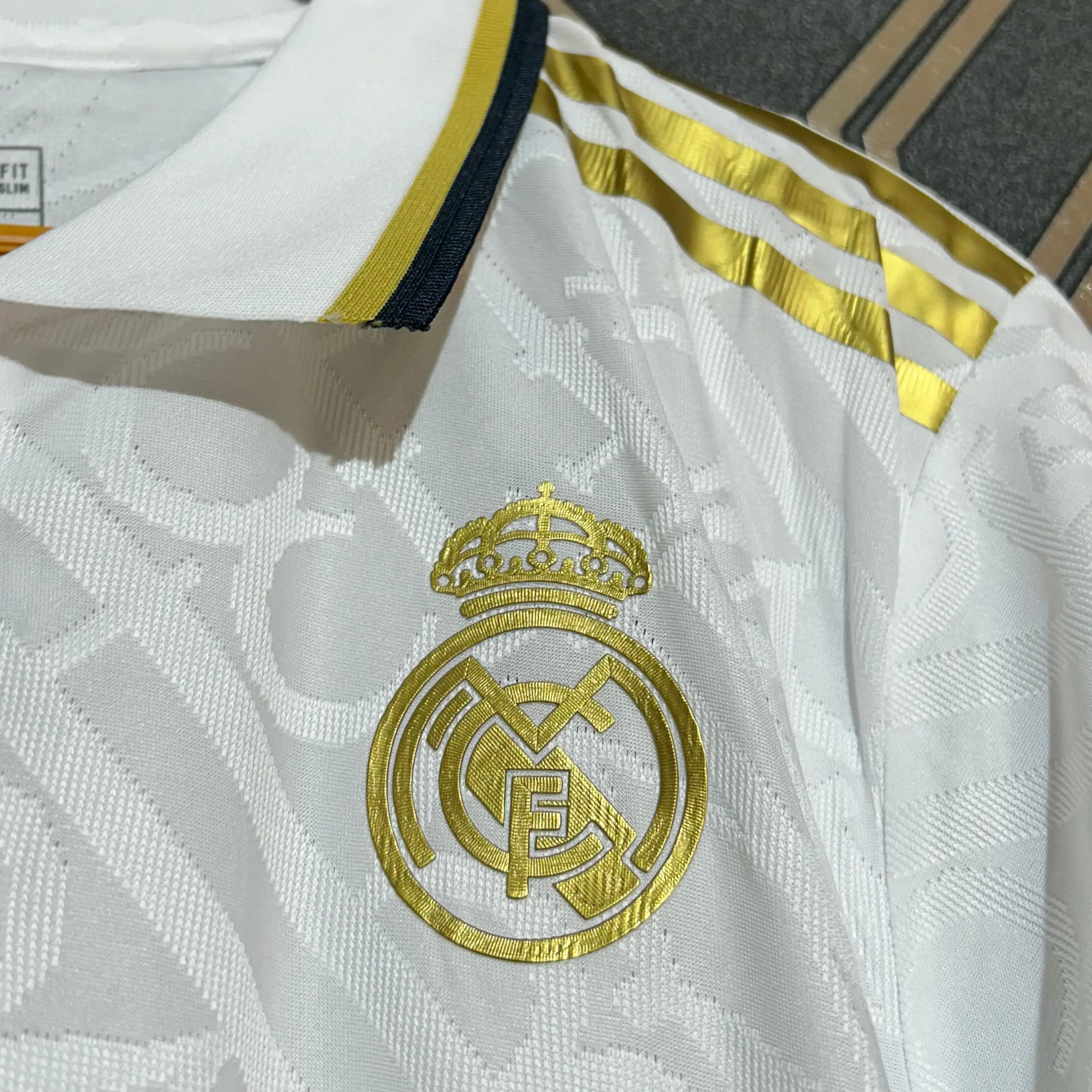 2024-25 Real Madrid Se White Gold Player Version Shirt