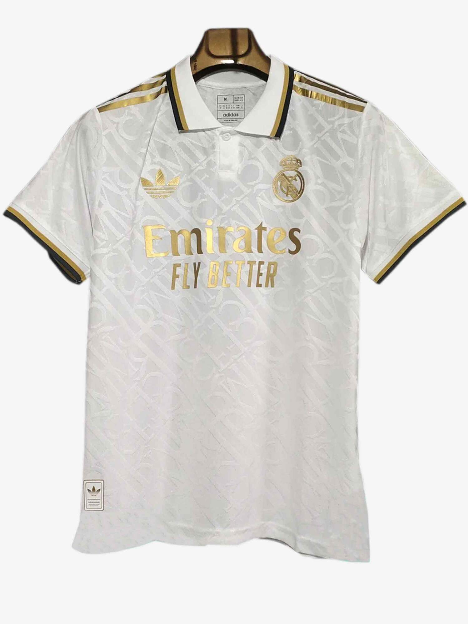 2024-25 Real Madrid Se White Gold Player Version Shirt