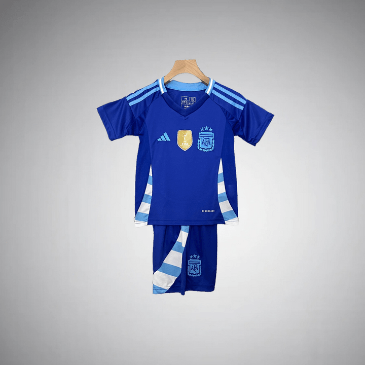 Messi Argentina Kids Football Kit 2024 Away