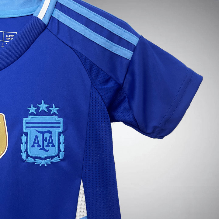 Messi Argentina Kids Football Kit 2024 Away