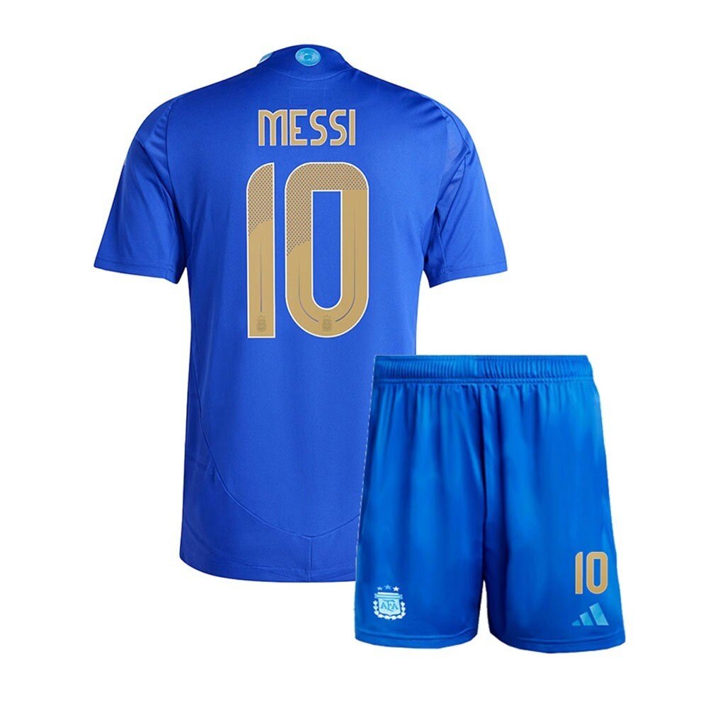 Argentina Away Kids Football Kit 2024/2025 with Messi 10