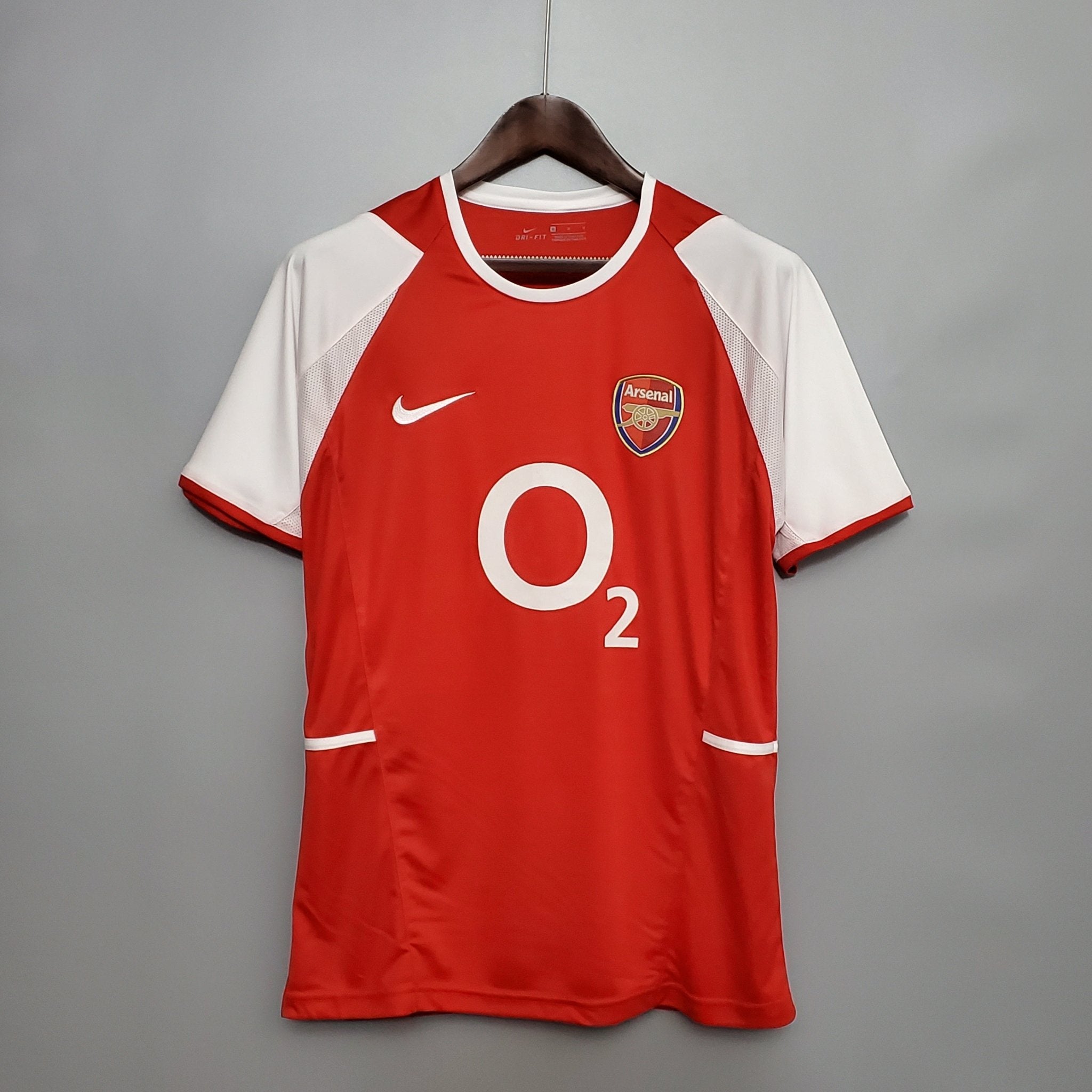 Arsenal Retro Shirt O2 2002/2004 Home