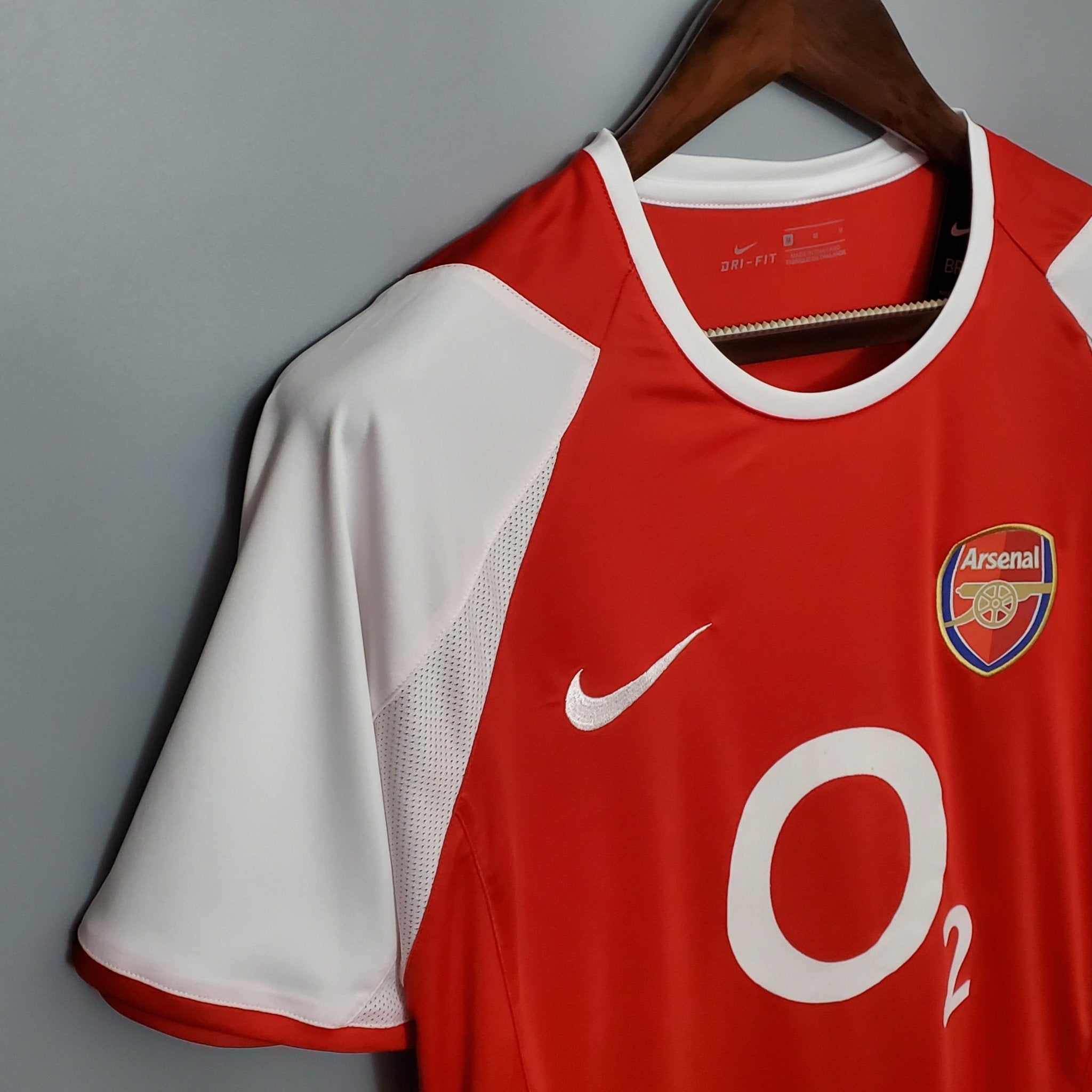 Arsenal Retro Shirt O2 2002/2004 Home