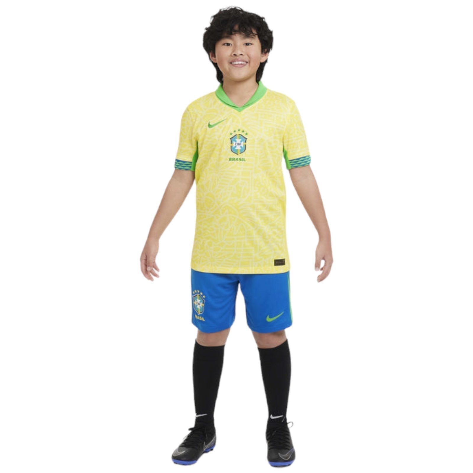 Brazil Home Kids Football Kit 2024/2025