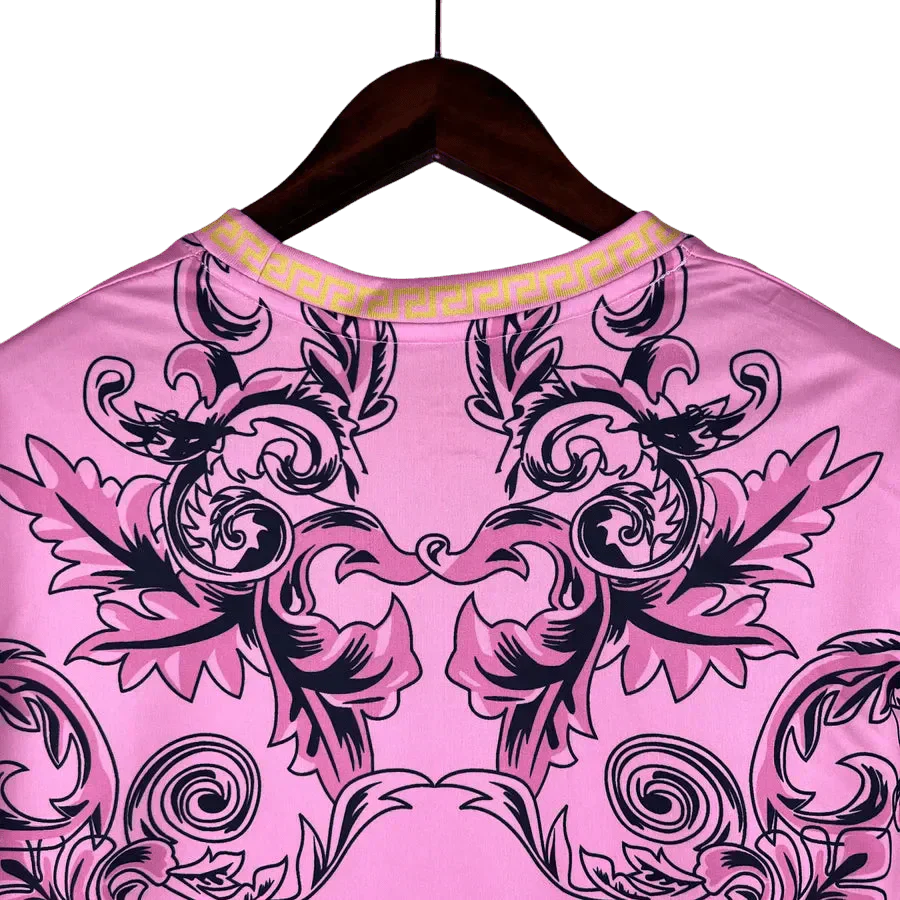 Italy Versace Pink Shirt - Special Edition