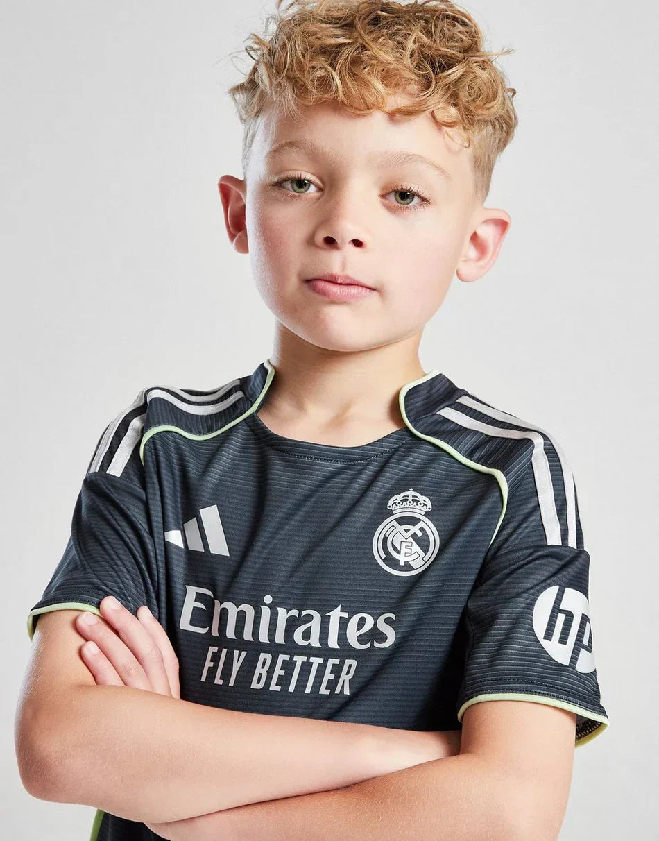 2025-26 Real Madrid Away Kids Football Kit