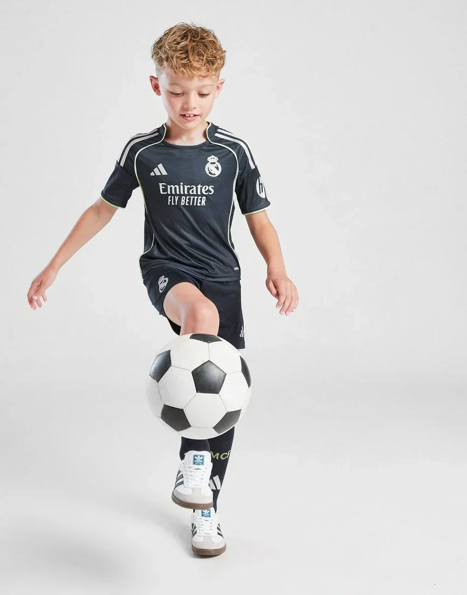2025-26 Real Madrid Away Kids Football Kit