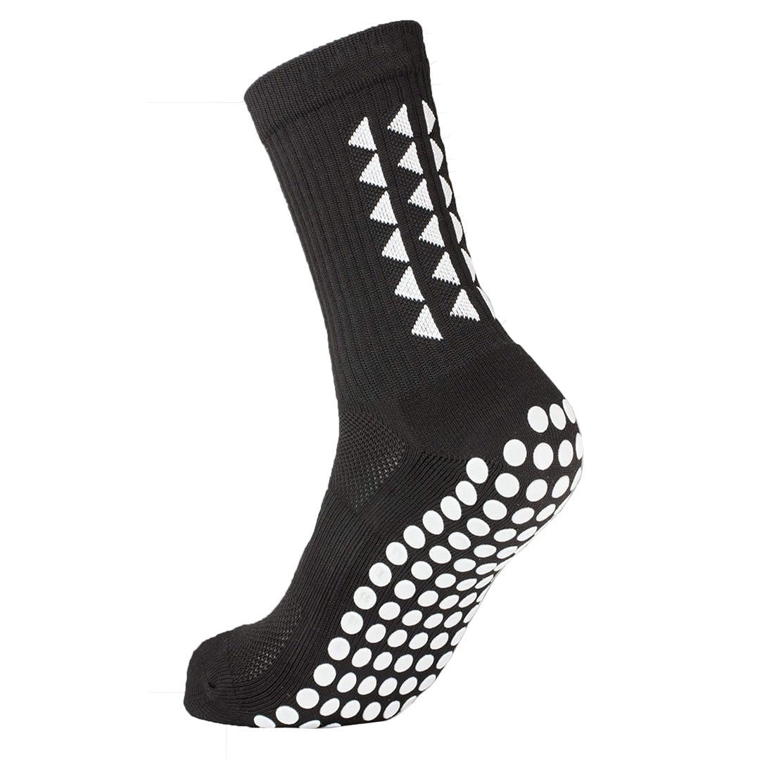 Midnight Black Grip Socks for Kids – Power & Security in Every Stride